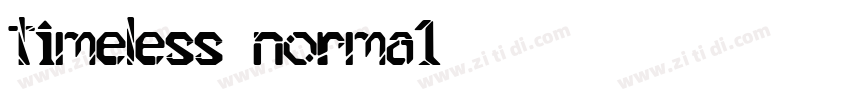 Timeless Norma1字体转换